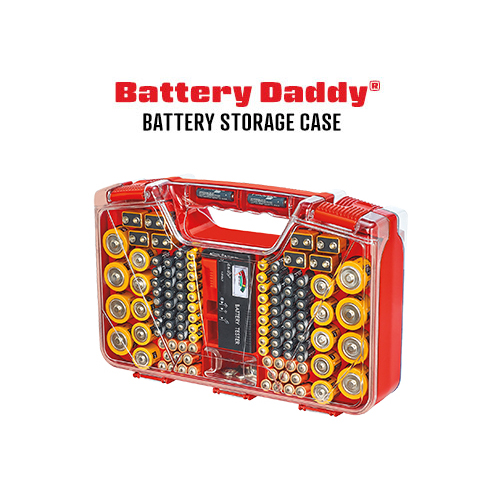 As seen on TV Battery Daddy Deluxe Caddy Holder Carry Case Organizer 180  Battery